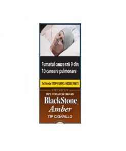 Black Stone Tip Cigarillos Amber (5)